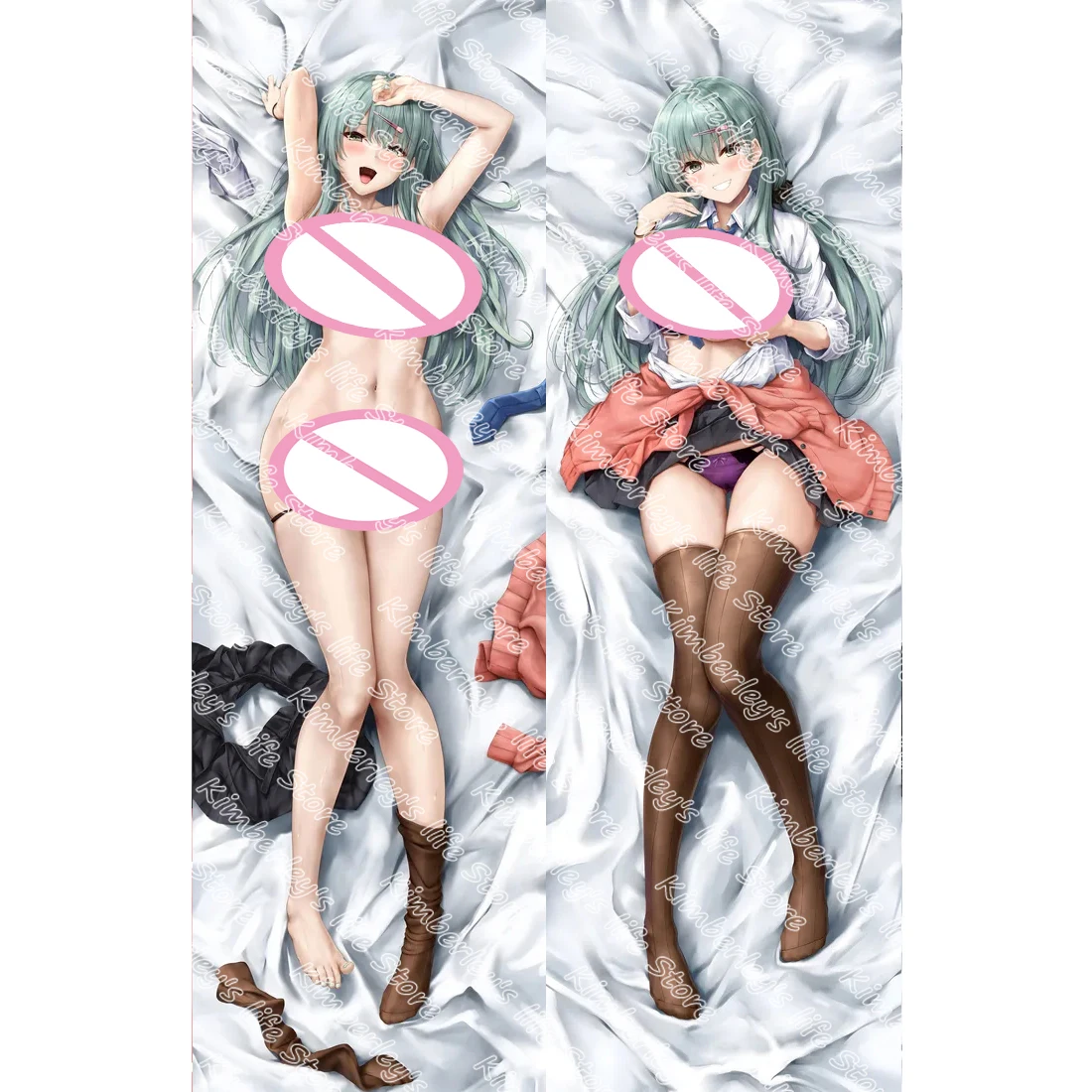 

Anime Pillow Cover Dakimakura Suzuya Aki 2 Side Printed Hugging Body Pillowcase Cushion Cover Bedding Decor