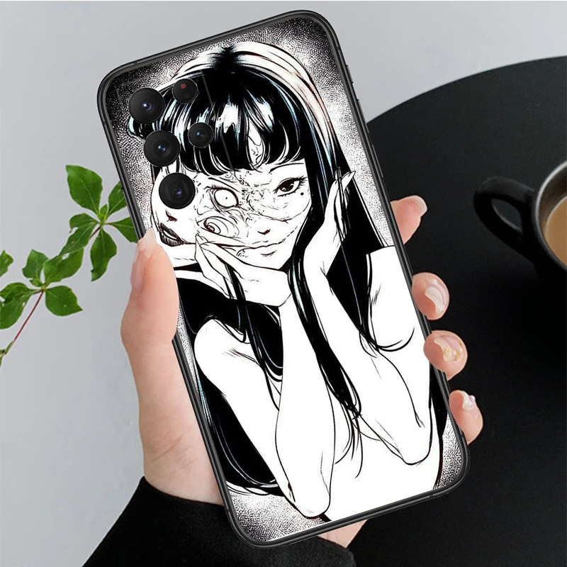 Phone Case for Samsung Galaxy A21S A52S A04S A53 A54 A51 A71 A33 A23 A13 A14 A32 A52 M51 Tomie Junji Ito Case