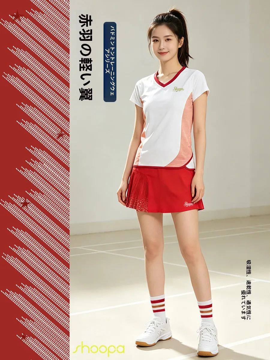 shoopra-tenue-de-badminton-legere-vetements-de-sport-a-sechage-rapide-vetements-d'entrainement-pour-femmes-vetements-de-sport-amincissants-et-respirants