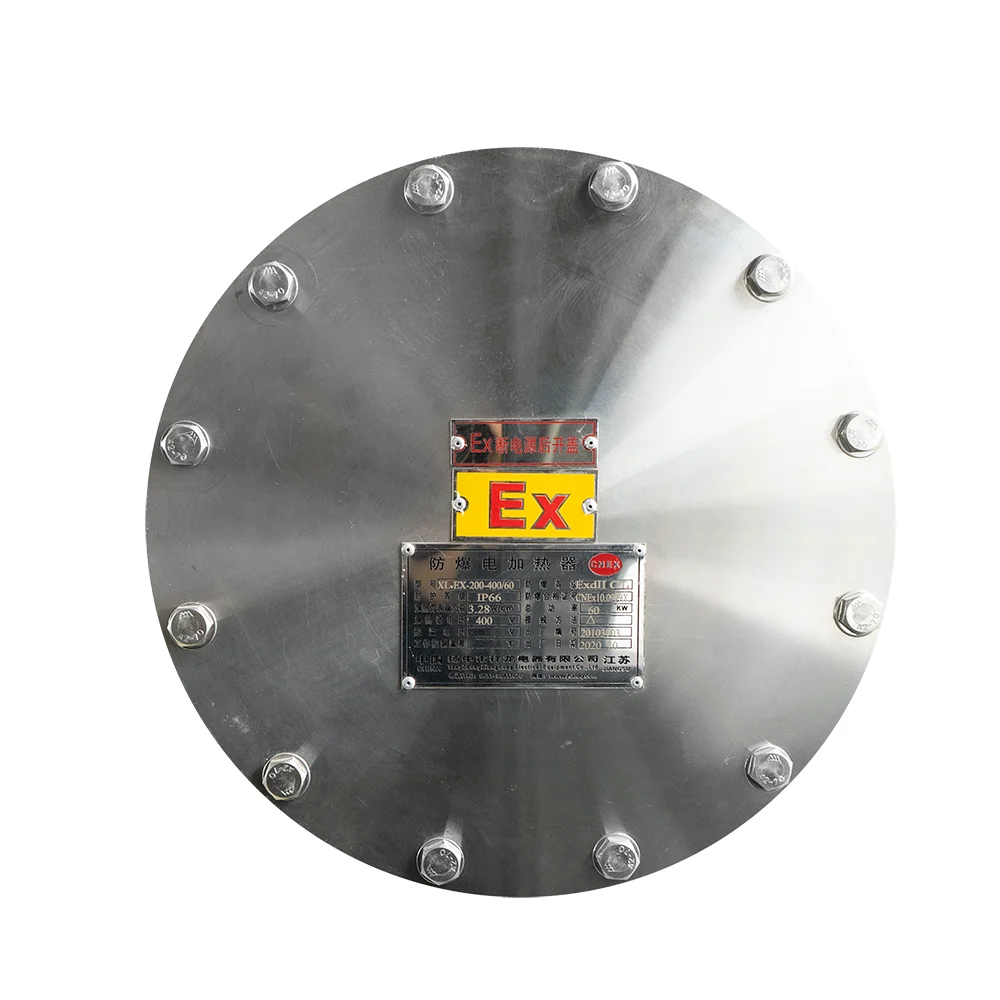 DN300 72KW Industrial High Power Antiexplosion Explosion-proof Flanged Immersion Heater Element for Water Oil