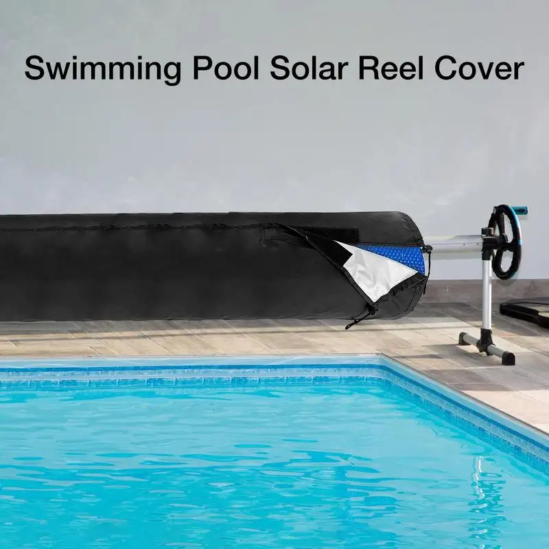 Cobertura de piscina protetora UV ao ar livre, Rolo solar, Ferramenta cobertor, À prova d\'água