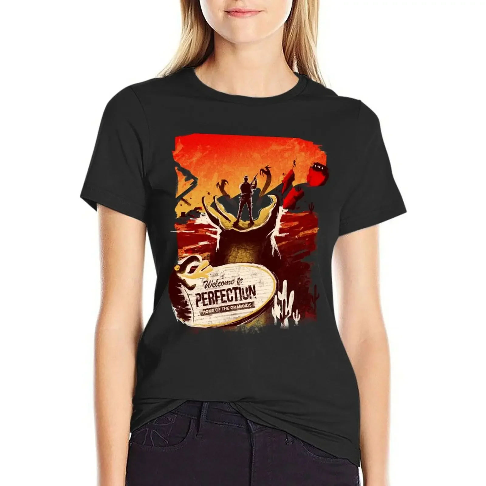 

Graboids T-Shirt oversized Short sleeve tee customizeds Women clothing