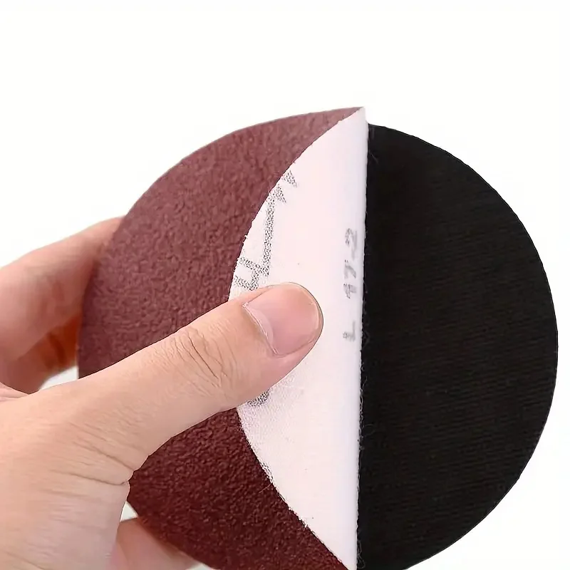10/20/30/50 Pcs 5 Inch 125 Mm Flocking Sandpaper Dry Sandpaper 60-1000 Grain Size Random Track Grinder