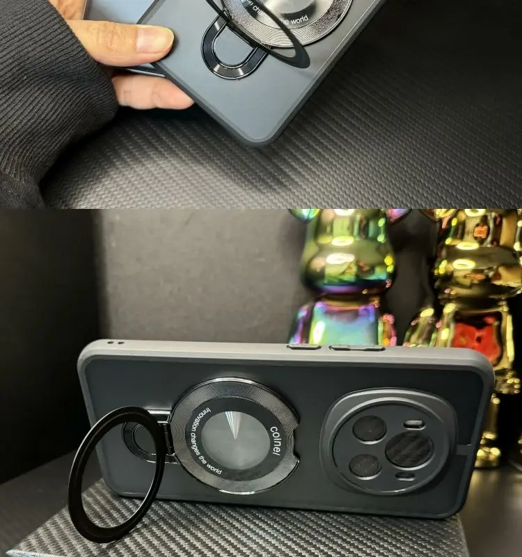 Luxury Magnetic For Magsafe Wireless Holder Phone Case For Huawei Honor 400 Magic 6 Pro 7 pro Lite 5 x9c x7c Clear Matte Cover