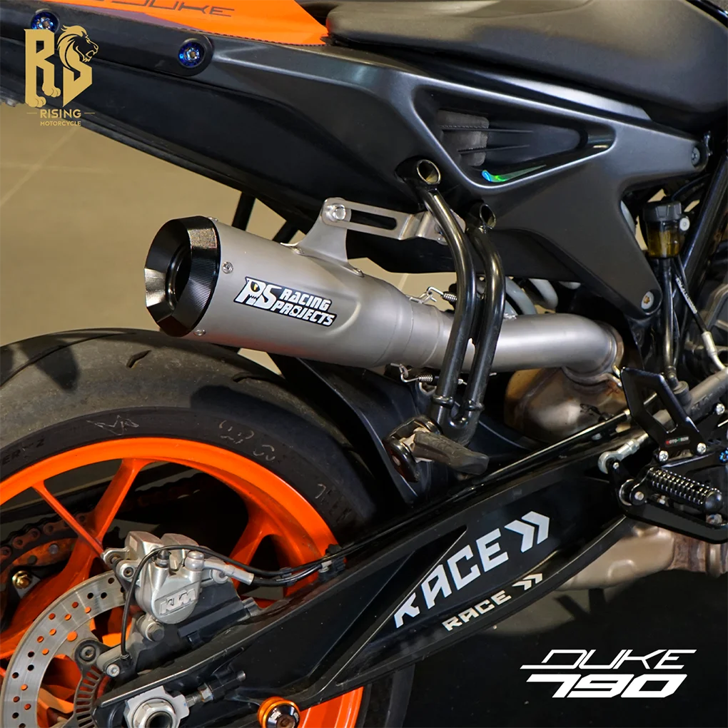 

RS For KTM DUKE790 51mm motorcycle track full system exhaust pipe DUKE890 stainless steel connecting pipe Original