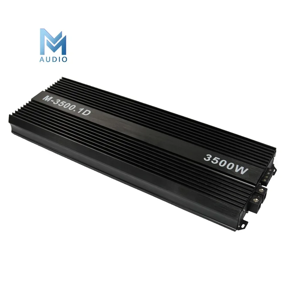 Monobloco Classe D Subwoofer Car Audio Amplifier Speaker, novo, MD-3500.1D, 3500W