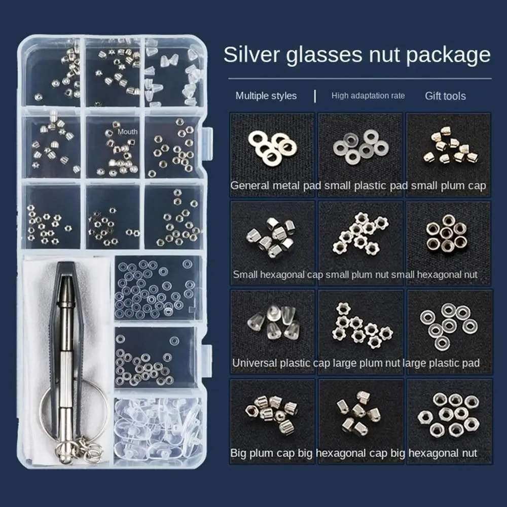 

Screwdriver Screws Sets Glasses Sunglasses Repair Tool Kit Eyeglasses Repairing Set Repair Kit Tool Glasses Repair Screw Nut