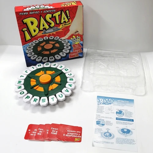 Imagen 2 del producto Nuevo modelo de juego de palabras Basta español, juego de mesa interactivo con prensado de letras para actividades de diversión y aprendizaje familiar