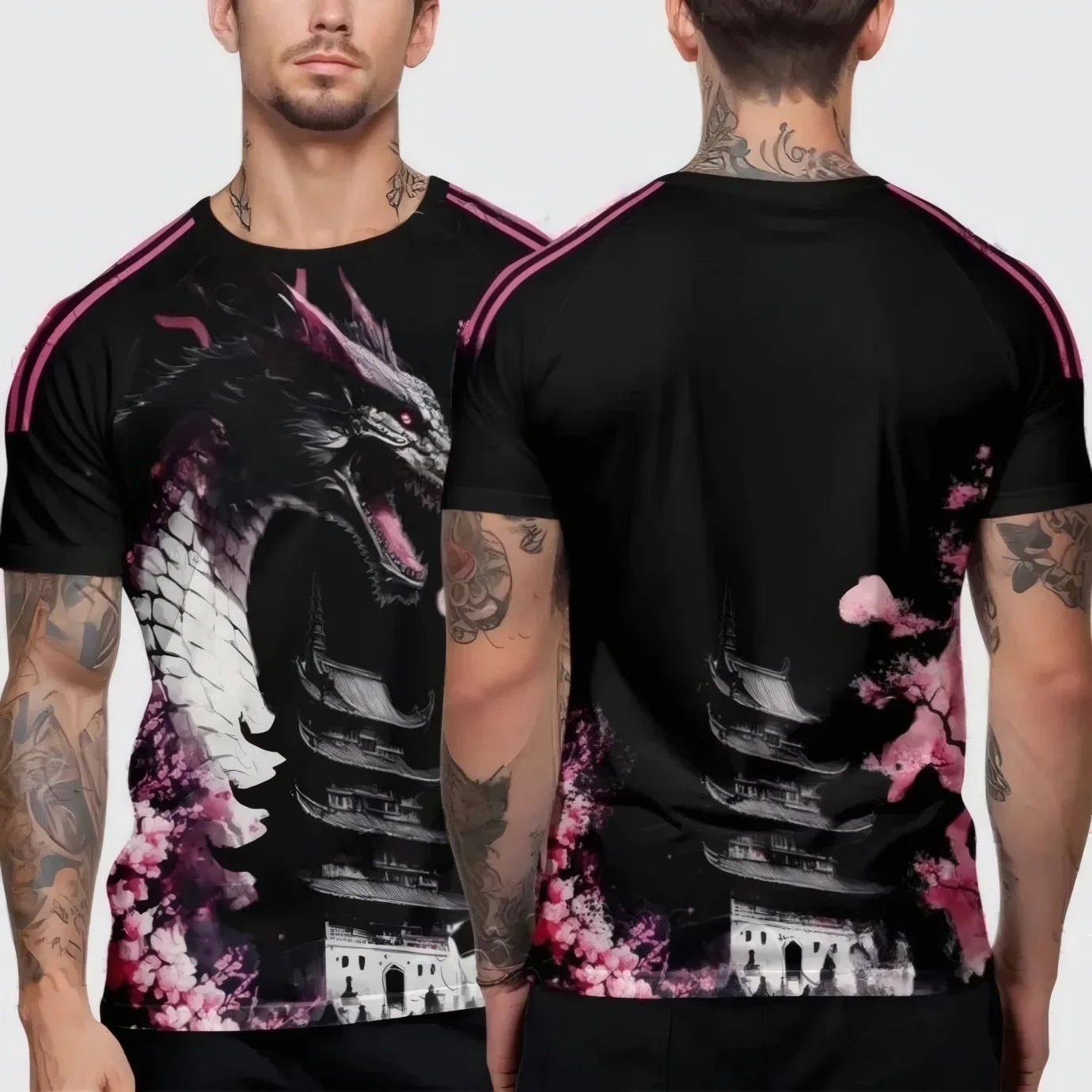 

In 2025, the New Jersey Japan N football team's fast-drying team 3D printed clothing, men's sports T-shirt with short sleeves