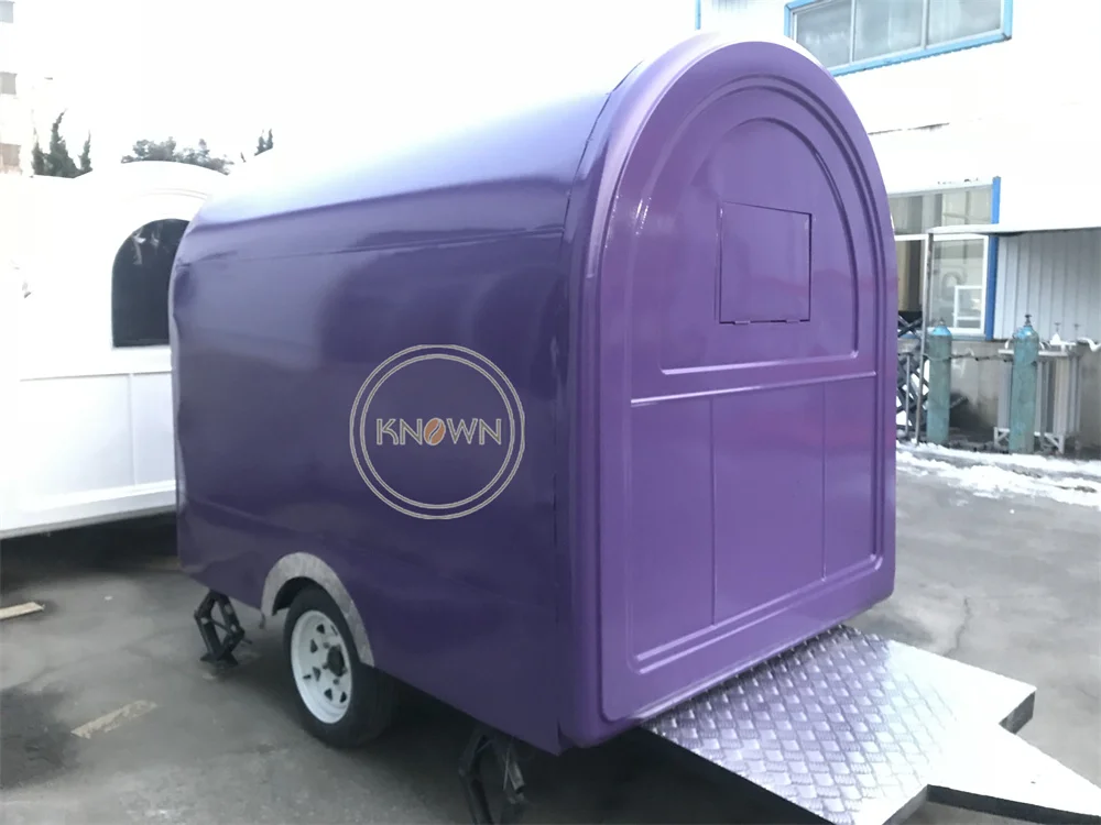 Custom Food Trailer Snack Coffee Kiosk Concession Food Truck Van Custom Fully Catering Equipments Food Truck Van