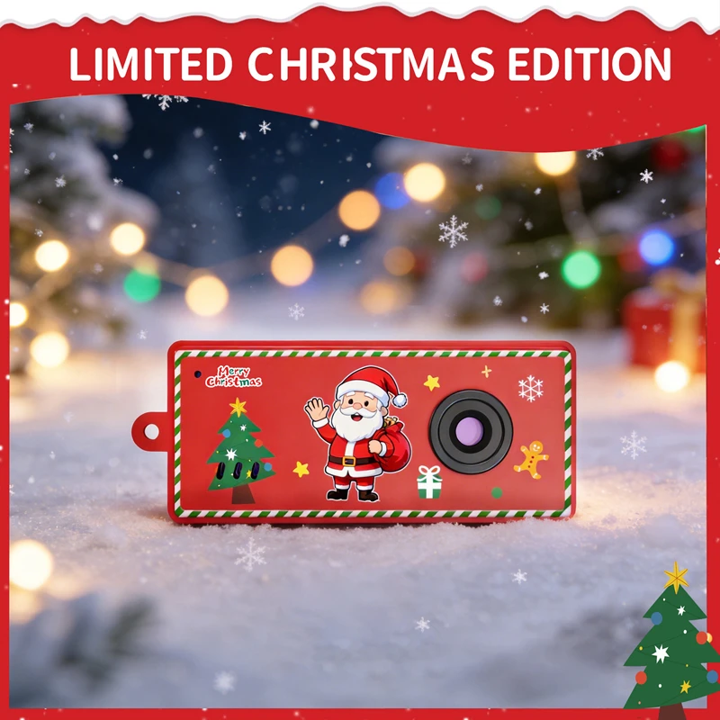 Mini Children's Camera Photography 1080P HD Video Christmas Creative Gift Keychain Pendant Can Take Photos Videos Surprise Gift