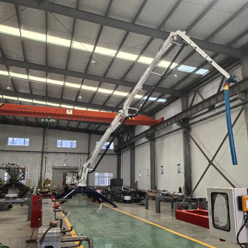 Customized New P-977 Hydraulic Mobile 17m 20m 15m Spider Concrete Placing Boom with 3-arm Boom Short Turning Radius