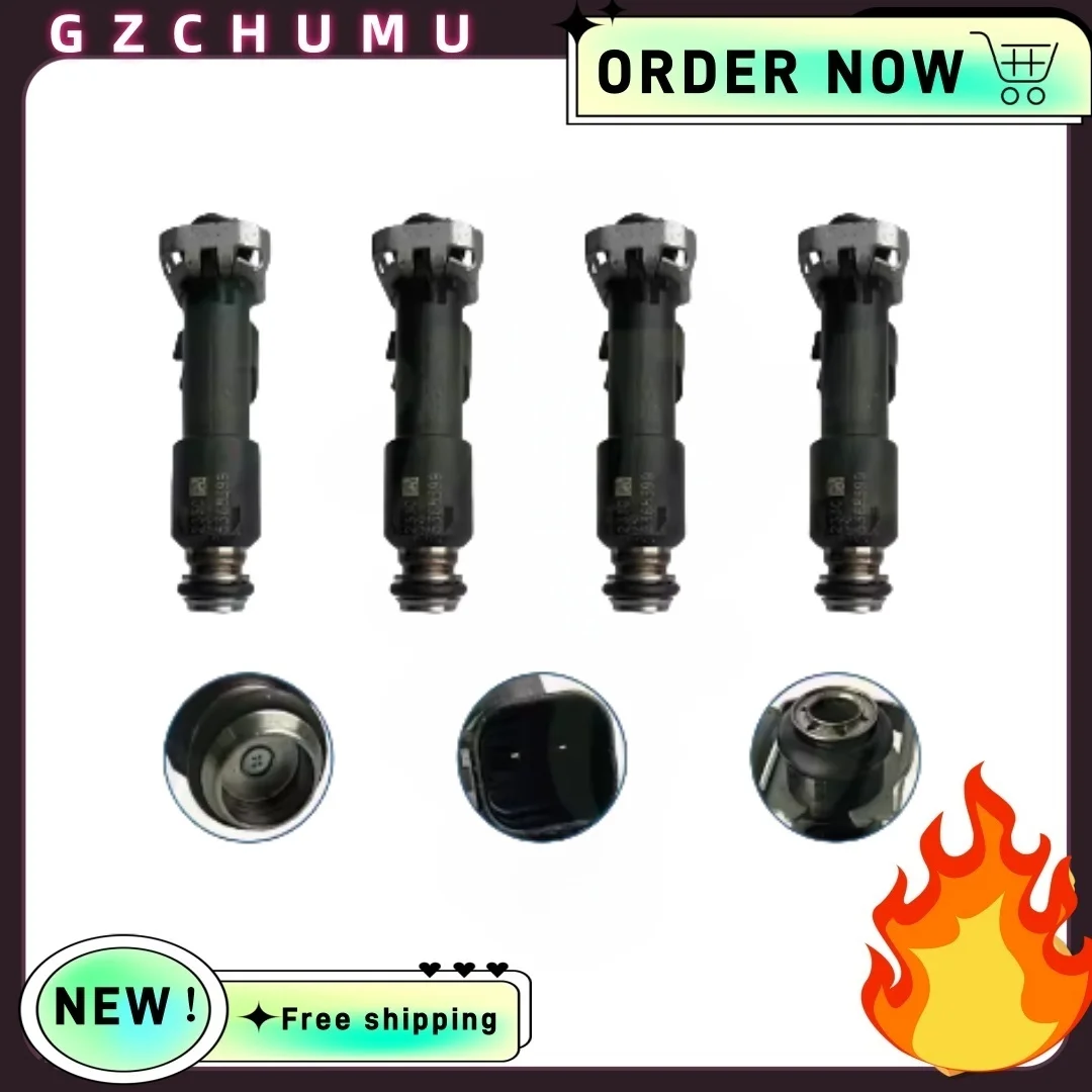 

4pcs Fuel injector 25368399 for DFM DFSK Glory 330 V27 C37 Car Accessories Automobile Spare Parts