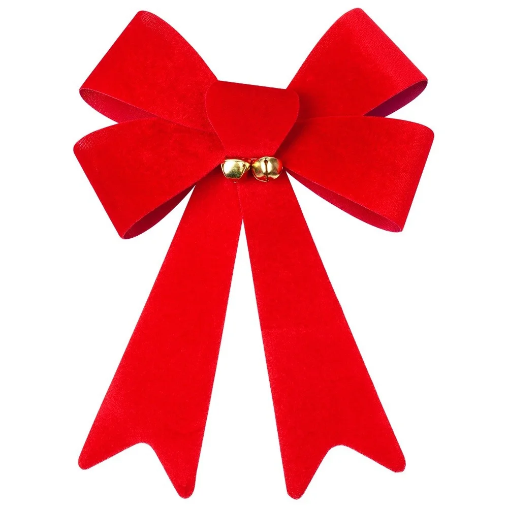 22X32 cm fluwelen kerstdecoratieve strik