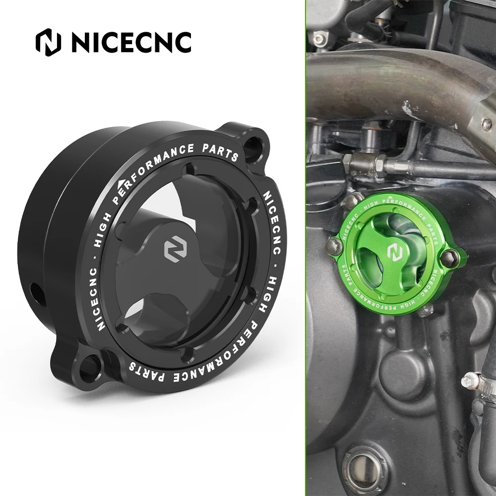 

Motorcycle Transparent Engine Oil Filter Cap Cover for Kawasaki KLR 650 KLR650 1987-2017 2018 2019 2020 2021 2022 2023 2024