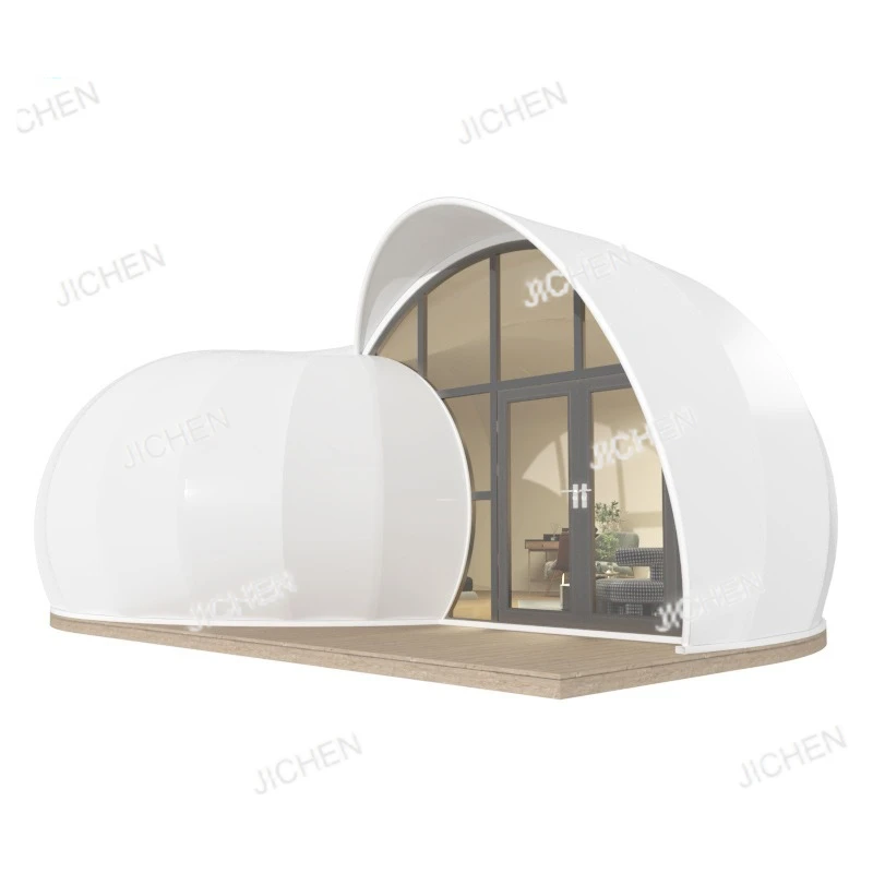 

High-end unique snail hotel tent, camp scenic conch-shaped homestay tent hotel, cultural tourism resort