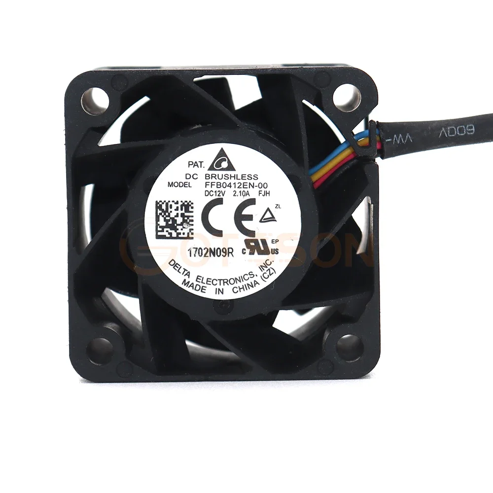 

+Новинка для сверхвысокоскоростного охлаждающего вентилятора 40 мм 4 см, FFB0412EN-00 40X40X28 мм, двойной шарикоподшипник, 12 В, 25000 об/мин, 1U, 2U, охлаждение сервера