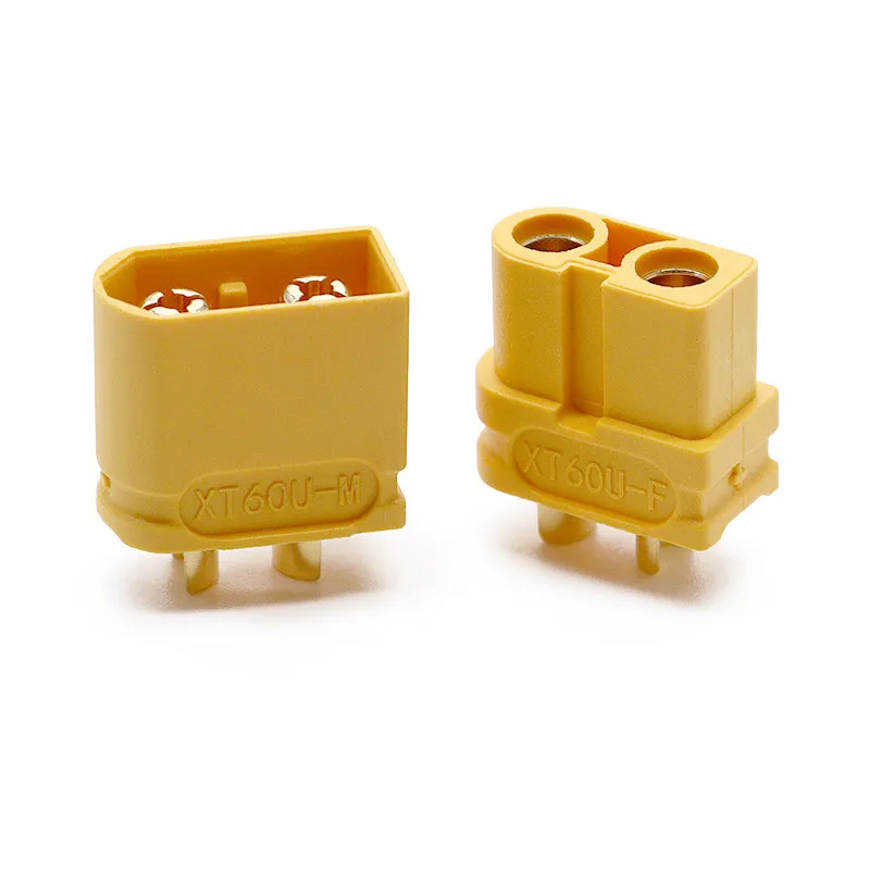 XT60U-M/F male and female head test connector gold-plated model aircraft lithium battery terminal plug