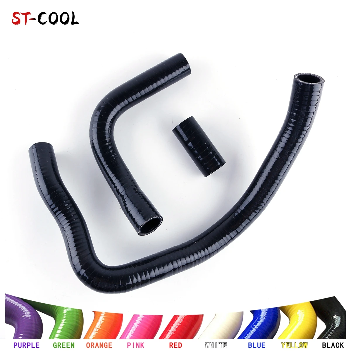 

For 2004-2007 Kawasaki ZX10R ZX-10R 2005 2006 Radiator Silicone Hoses Kit Tubes Piping 3Pcs 10 Colors