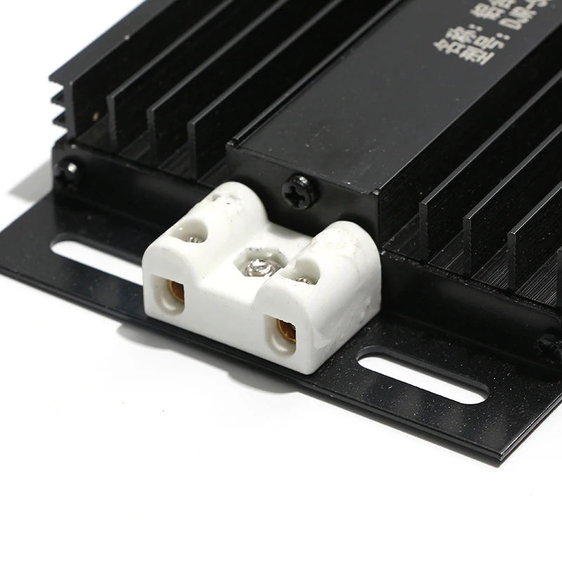 DJR JRD 50W-500W Black Aluminum Alloy Heater 158x75 158x100 200x100 Rust-Proof Electric Heating Plate 220V Portable Installation