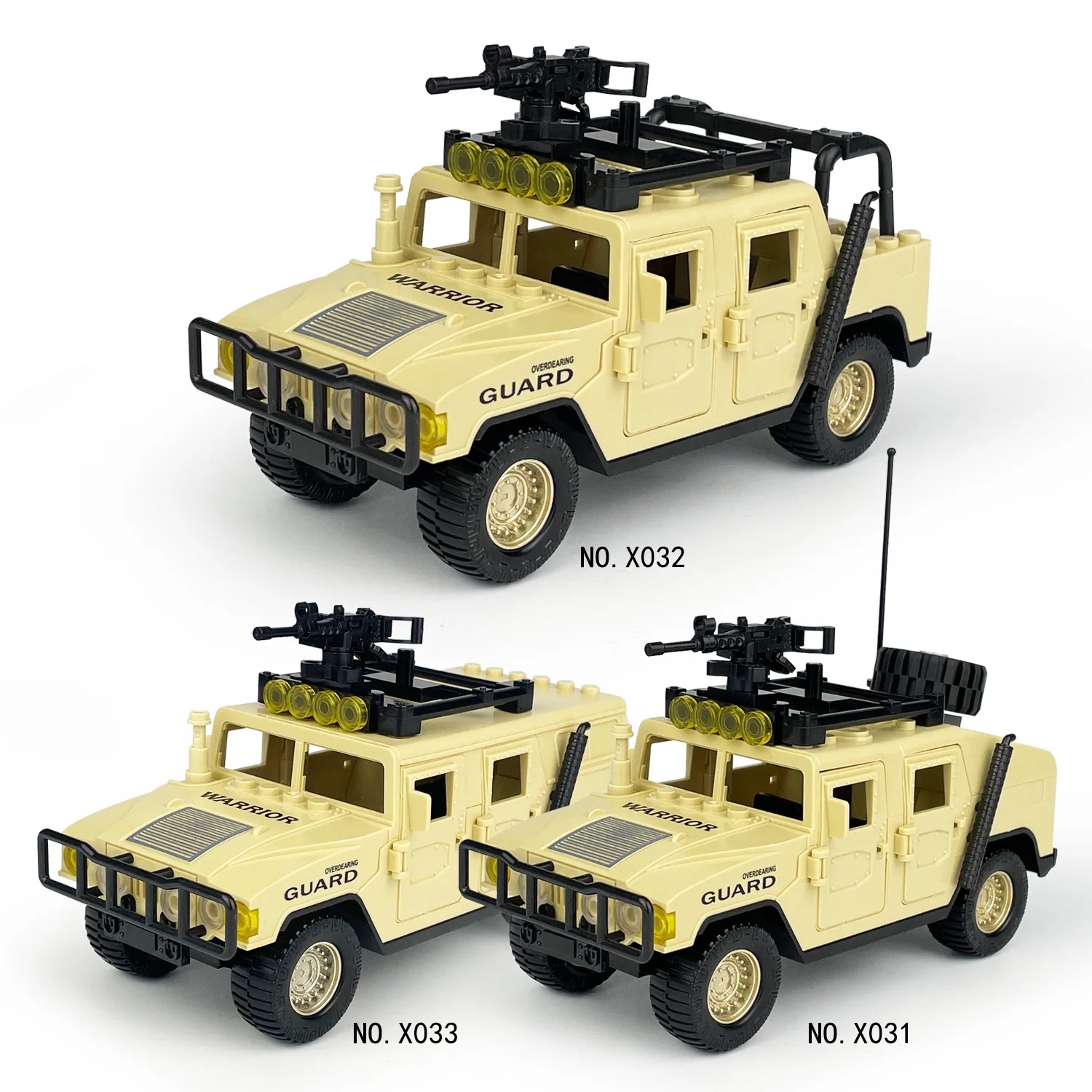 MOC Military Off-Road Hummers Vehicle Car Army car Building Blocks  Education Bricks Toys For Boys Kids Holiday Gifts