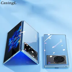 Case For VIVO X Fold Transparent Clear Water Hard Phone Cover For VIVO X Fold Case