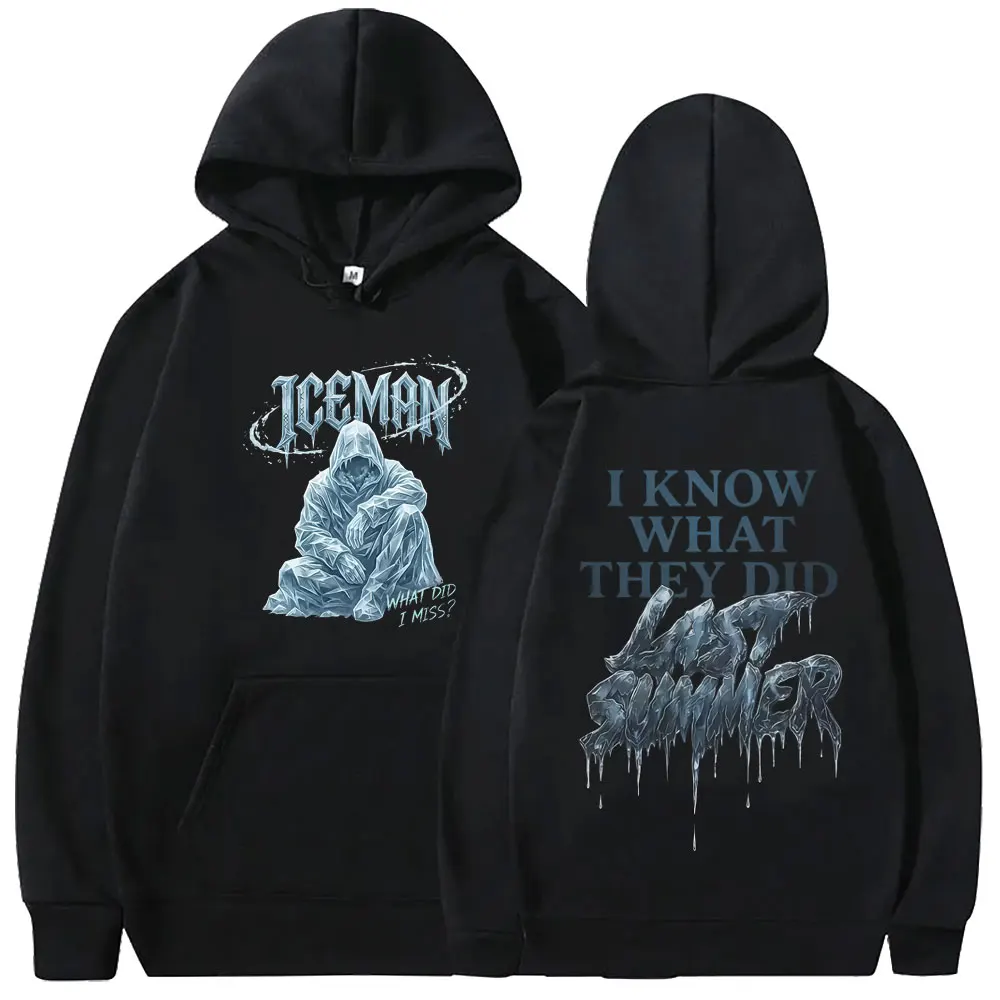 

Rapper Drake ICEMAN I Know What They Did Last Summer Graphic Hoodie Men Women Fashion Hip Hop Oversized Hoodies Male Streetwear