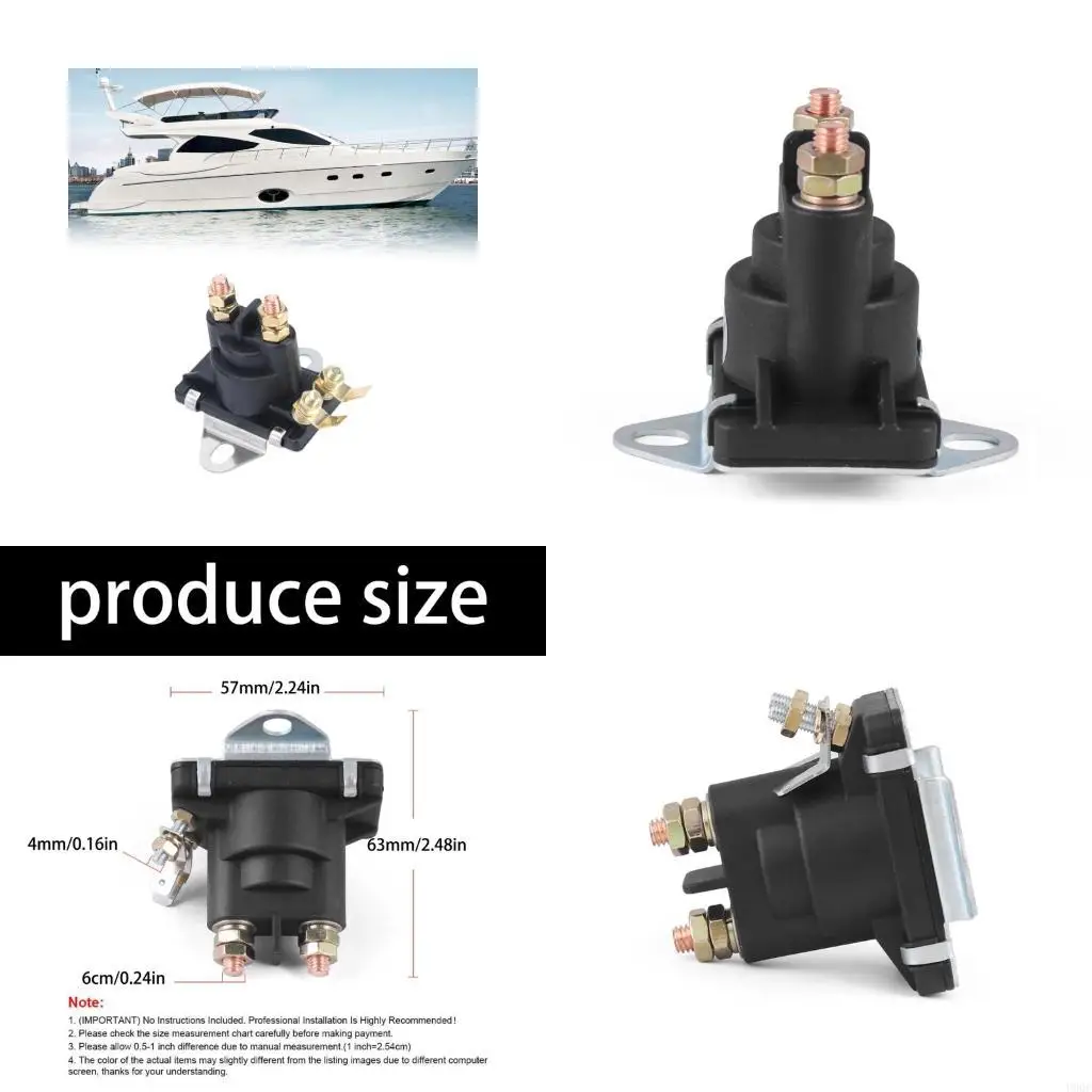 Replacement Solenoid 89-818864T 89818864T for Mercruiser 35HP-275HP Starter Tilt Trim Pump Relays Solenoid New