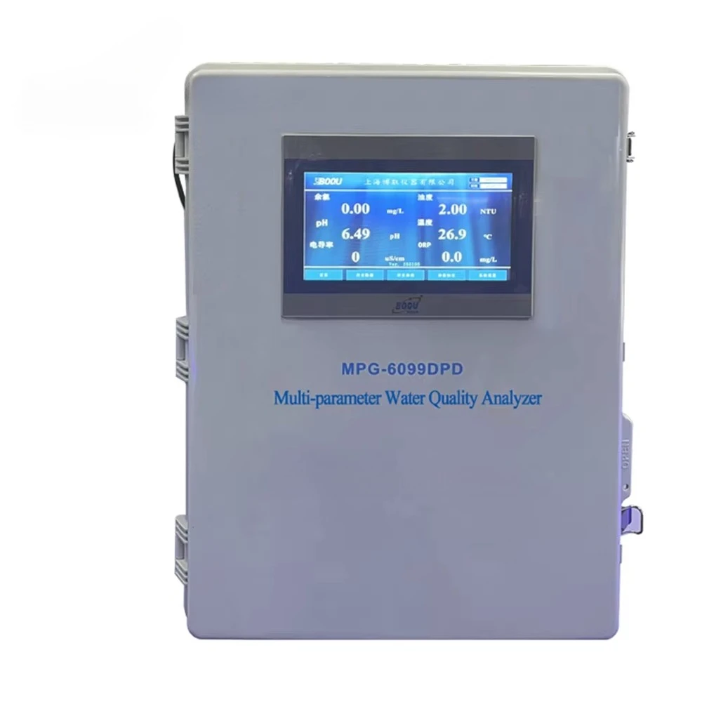 MPG-6099DPD Wall-mounted Multi-parameter Water Quality Automatic Online Monitoring System Real Time