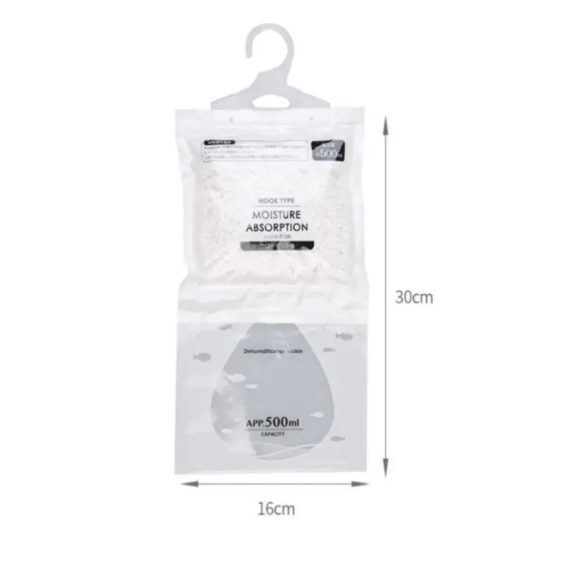 5/10Pcs 50g Moisture Absorber Hanging Drying Clothes Dehumidifier Wardrobe Dehumidifier Dry Bag Desiccant Moisture Absorption