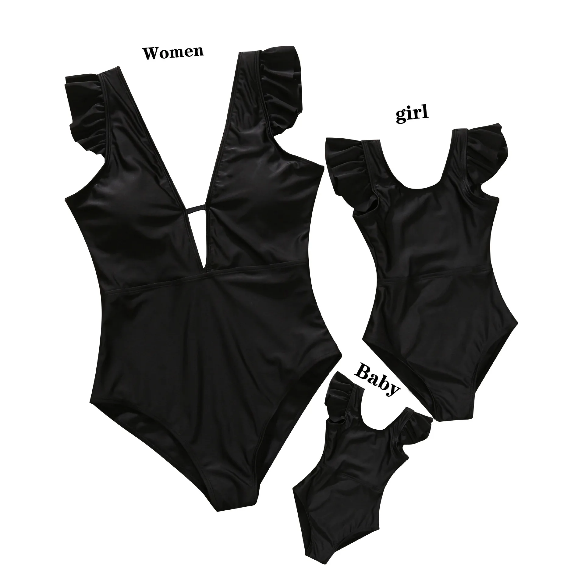 The Price is a Swimsuit Mommy And Me Clothes Family Swimwear For Mother Daughter Swimsuit Matching Bikini Women Girls Clothes