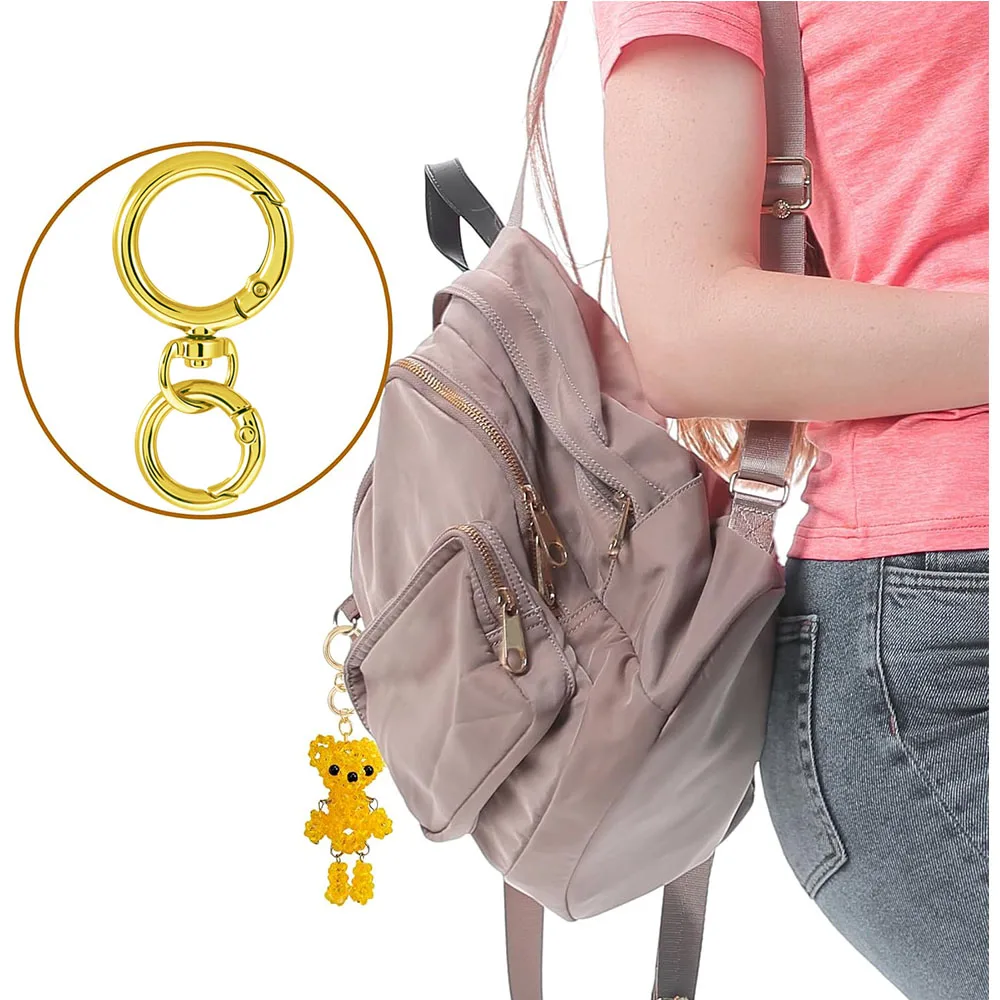 Round Keychain Clasps and Spring Snap Rings