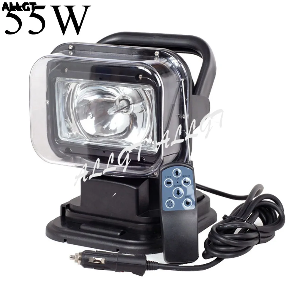 75W 55W HID REMOTE CONTROL SEARCH LIGHT SPOT WORK FISHING CAMP  HID XENON