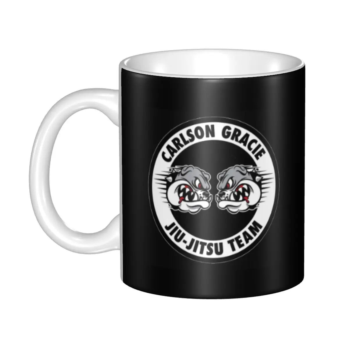 Carlson Gracie Jiu Jitsu Team Mug Funny Ceramic Coffee Cups Tea Mugs Milk Cup Drinkware Gifts for Woman Man
