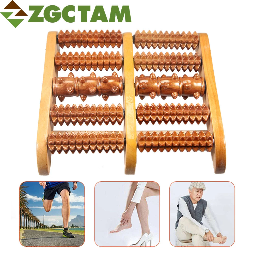 

Wooden Foot Massager Roller, Women Men Plantar Fasciitis Relief, Foot Tightness, Heel Spur Pain, Stress Relief, Reflexology Tool