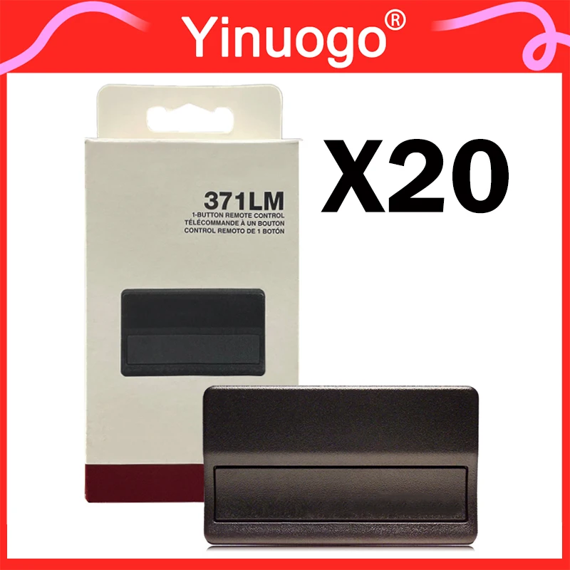 

371LM Garage Remote Control 315MHz Purple Learn Button 373LM 372LM 355LM 365LM 398LM 950D 953D 953CD 956D Garage Door Opener