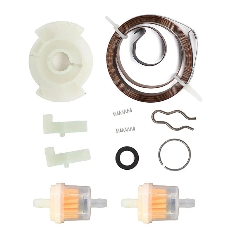 A76X-Recoil Starter Repair Kit For 593959 450E 575E Engine 125Cc Lawn Mower Grass Trimmer Garden Power Tool Parts Fuel Filter