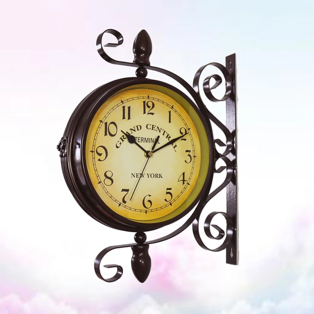 

Retro Metal Home Wall For Living Room Bedroom Coffee Shop Bar Creative Art Decor Clear Numbers Practical Wall