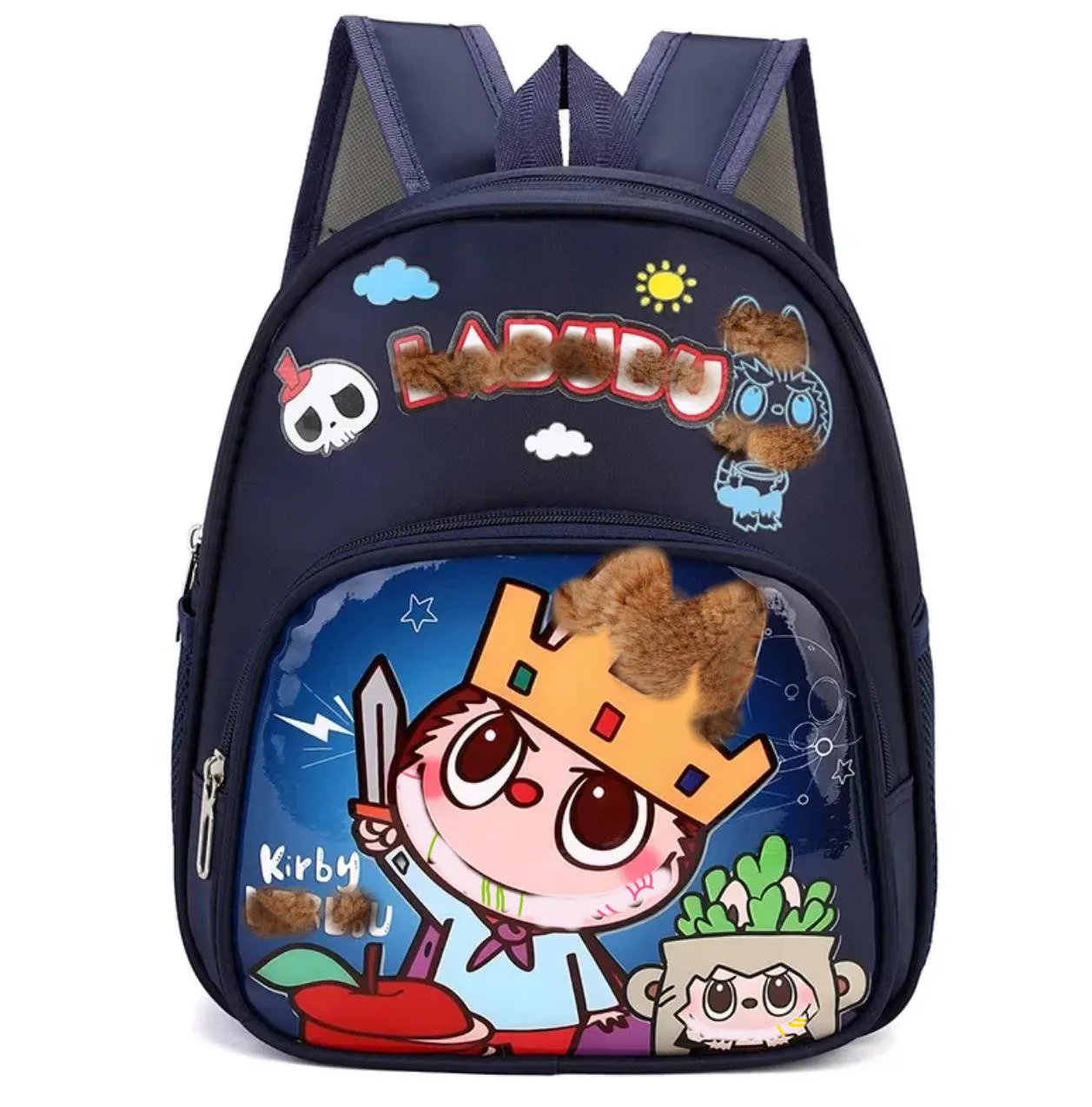 

miniso baby Kindergarten Backpack for 12labu Cute Cartoon Schoolbag Children Age 3-6 Primary School Student shoulder bag handbag