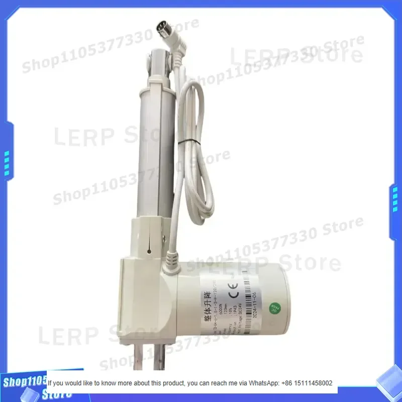 Customizable DC 24V Brushed Permanent Magnet DC Motor 6000N Waterproof Adjustable Long Life Low Noise Linear Actuator Kit for