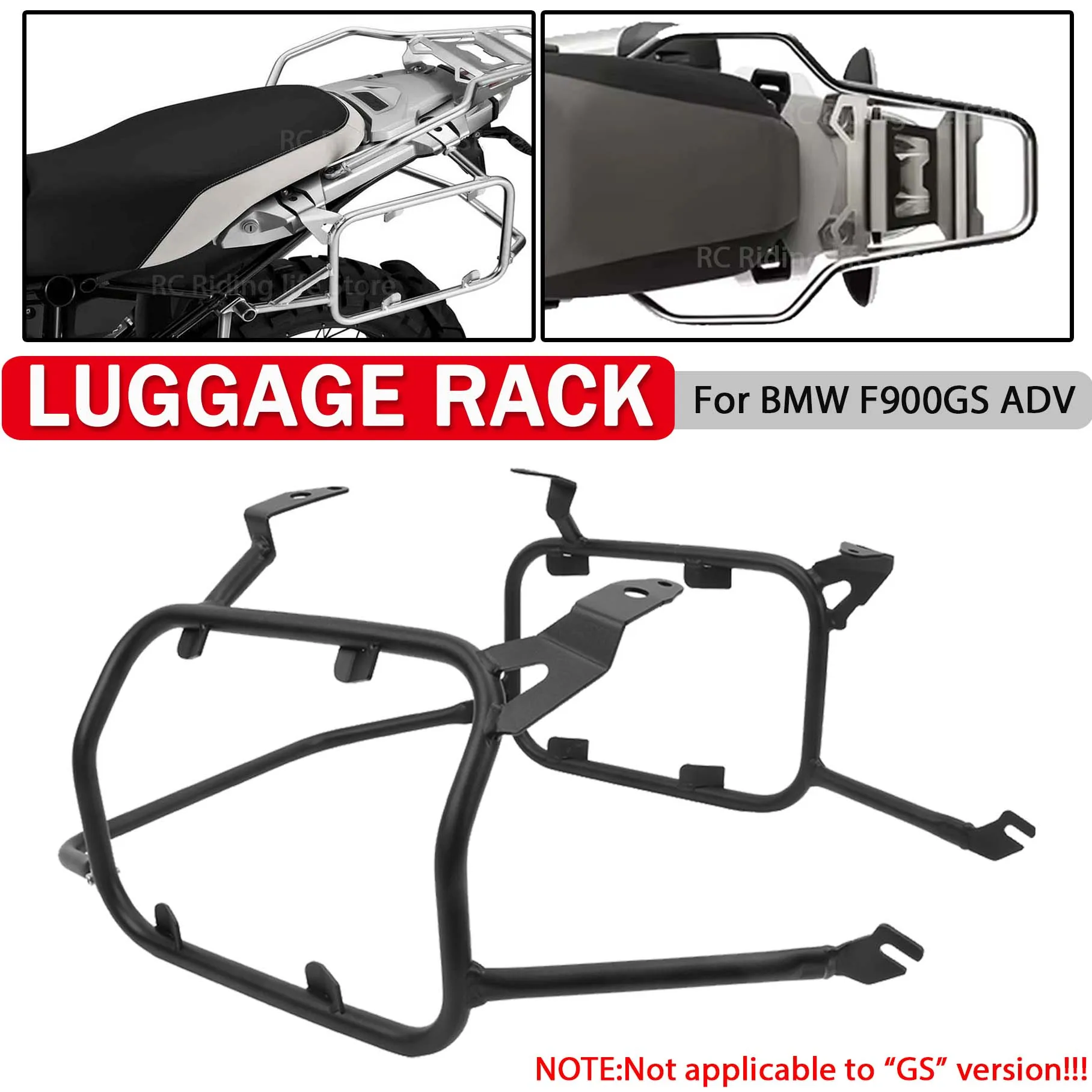 Motorcycle Side Panniers Rack Frame For BMW F900GS ADV  F 900GS F900 Adventure Saddlebag Bracket Pannier Stainless Steel Support