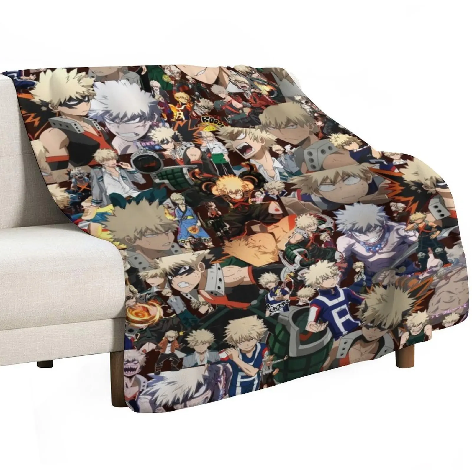 do you truly love bakugou katsuki Throw Blanket warm winter Shaggy Beach Soft Plaid Tourist Plush Blankets