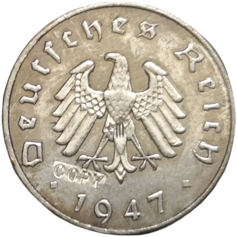 1947-F Germany 10 Reichspfennig Copy Coin