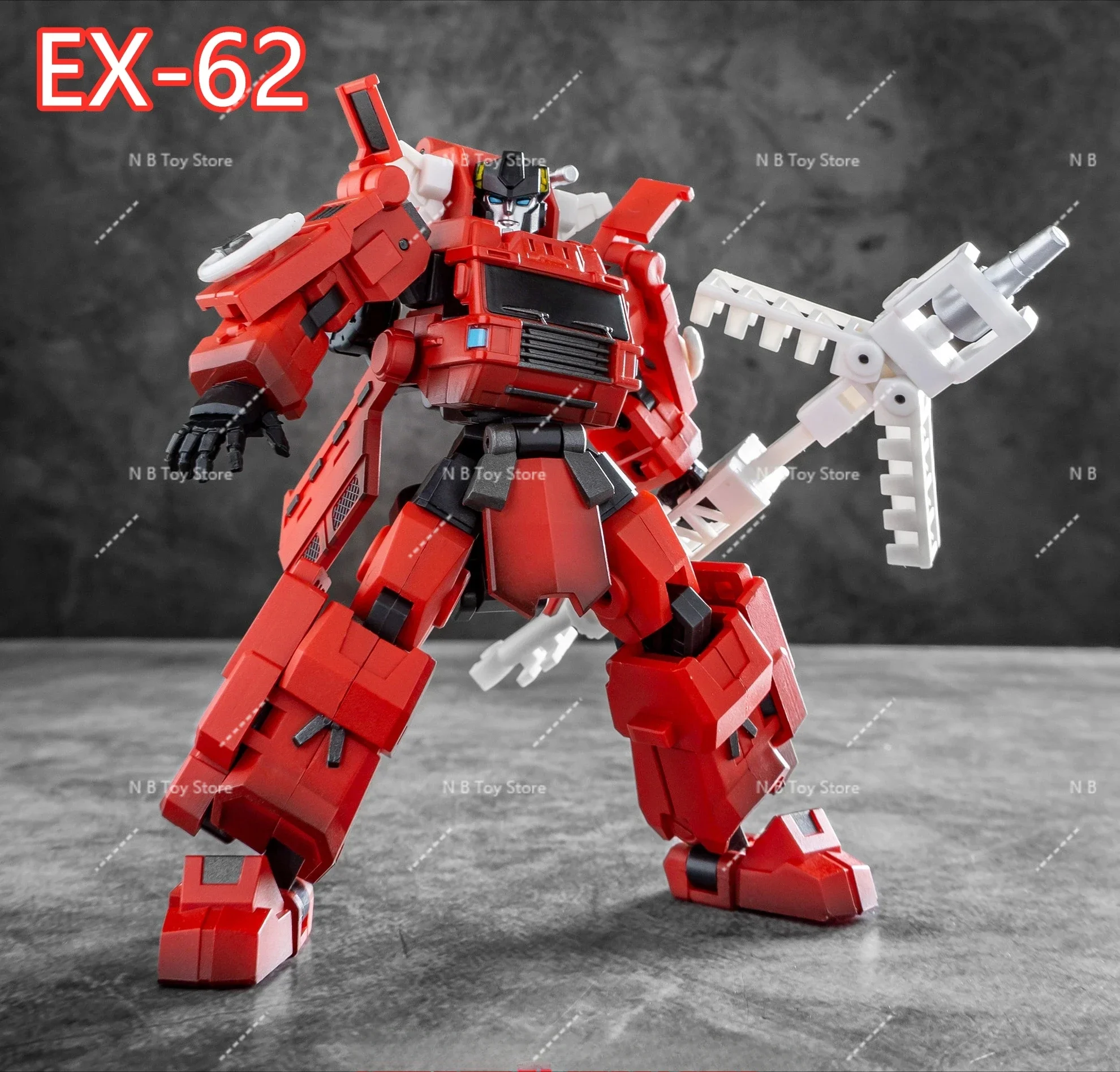 

Transformable Action Figure Iron Factory Samurai, Action Minifigure with Box, If Ex-62 Ex62 Inferno