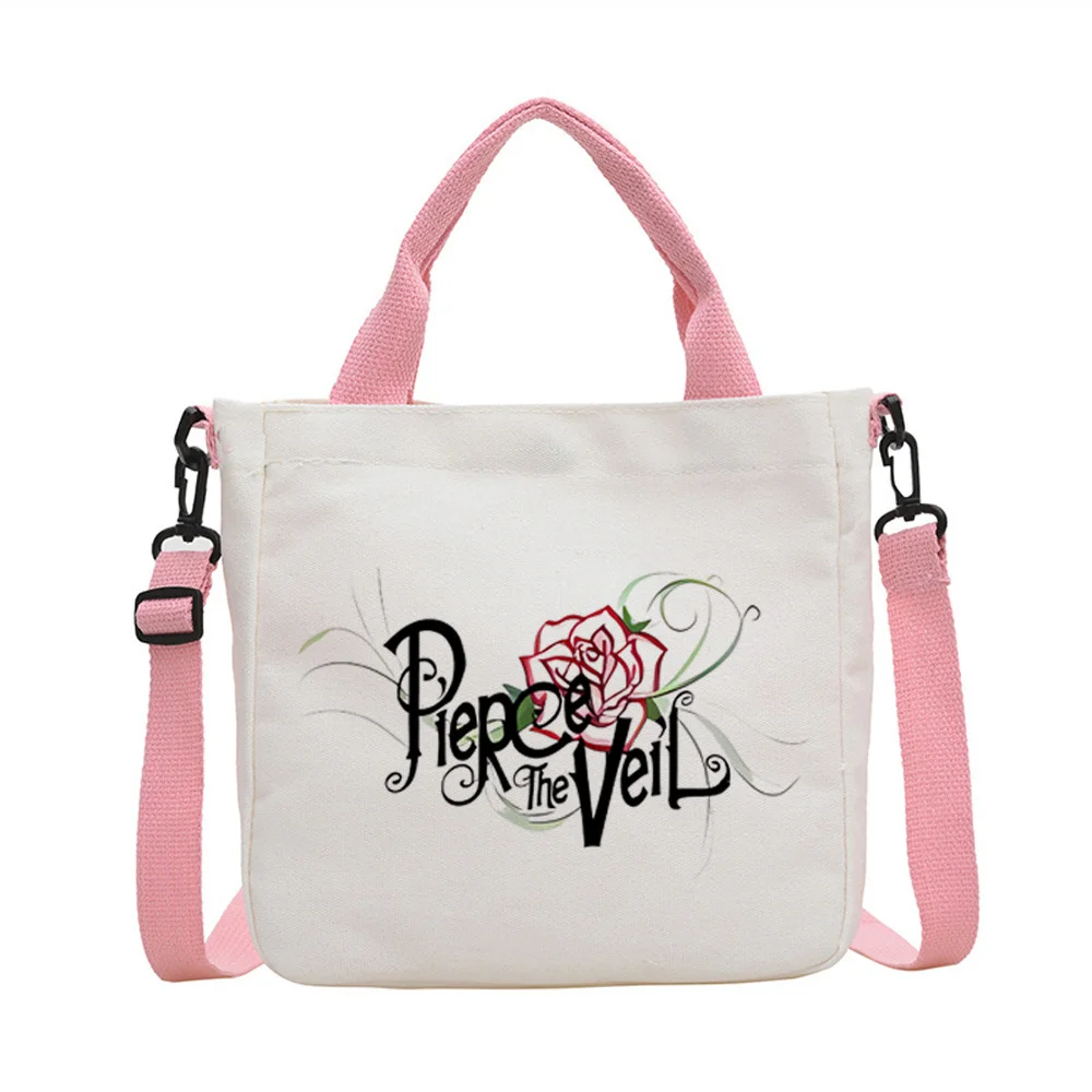 Pierce the Veil tote bag foldable canvas  shoulder  sac cabas femme