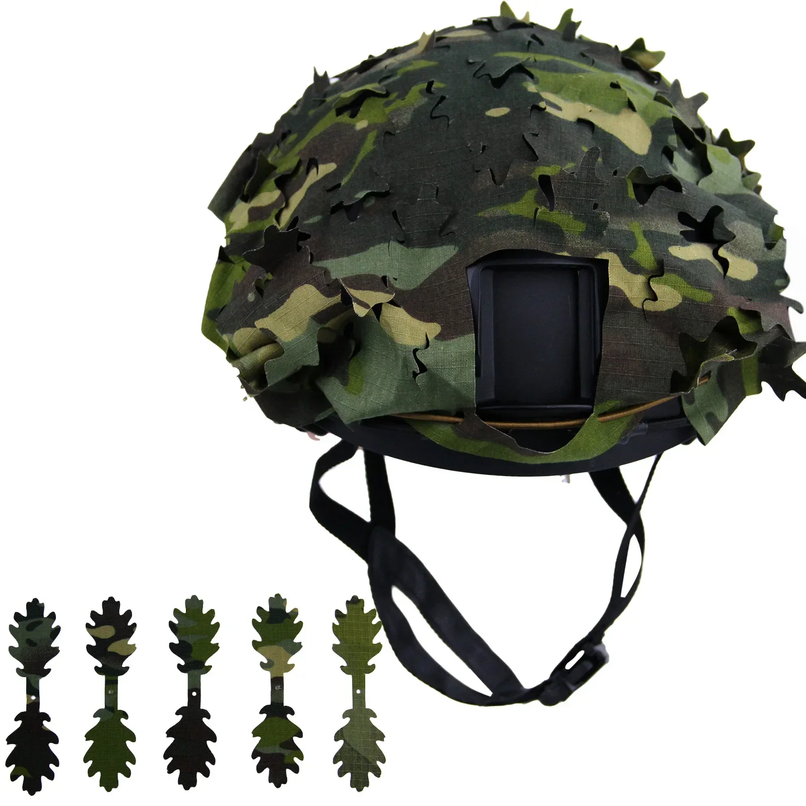 Camouflage Strips Helmet Cover Geely Costume Material Diy Double-Sided