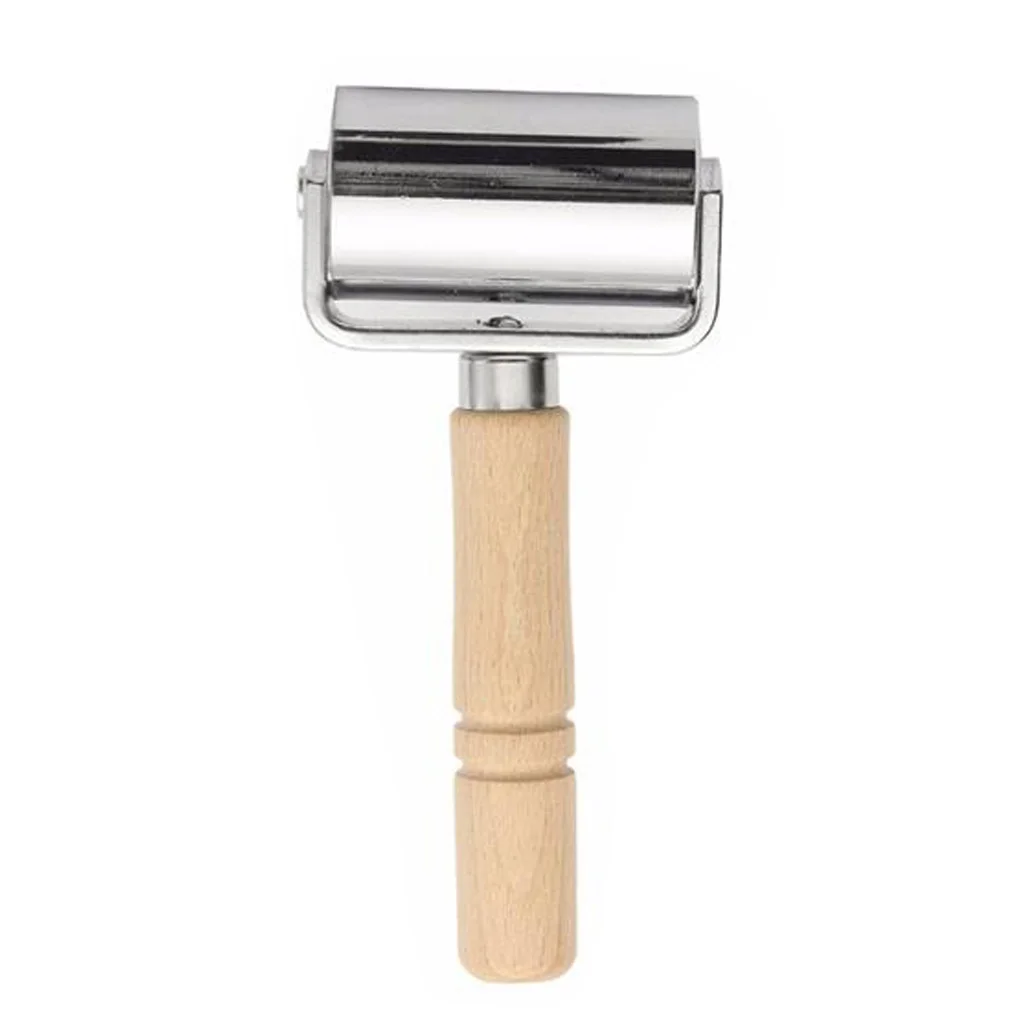 

Ролик для кромок кожи Ручной работы DIY Инструмент для складок ручной работы Ролик для рукоделия из кожи с деревянной ручкой, 100 мм