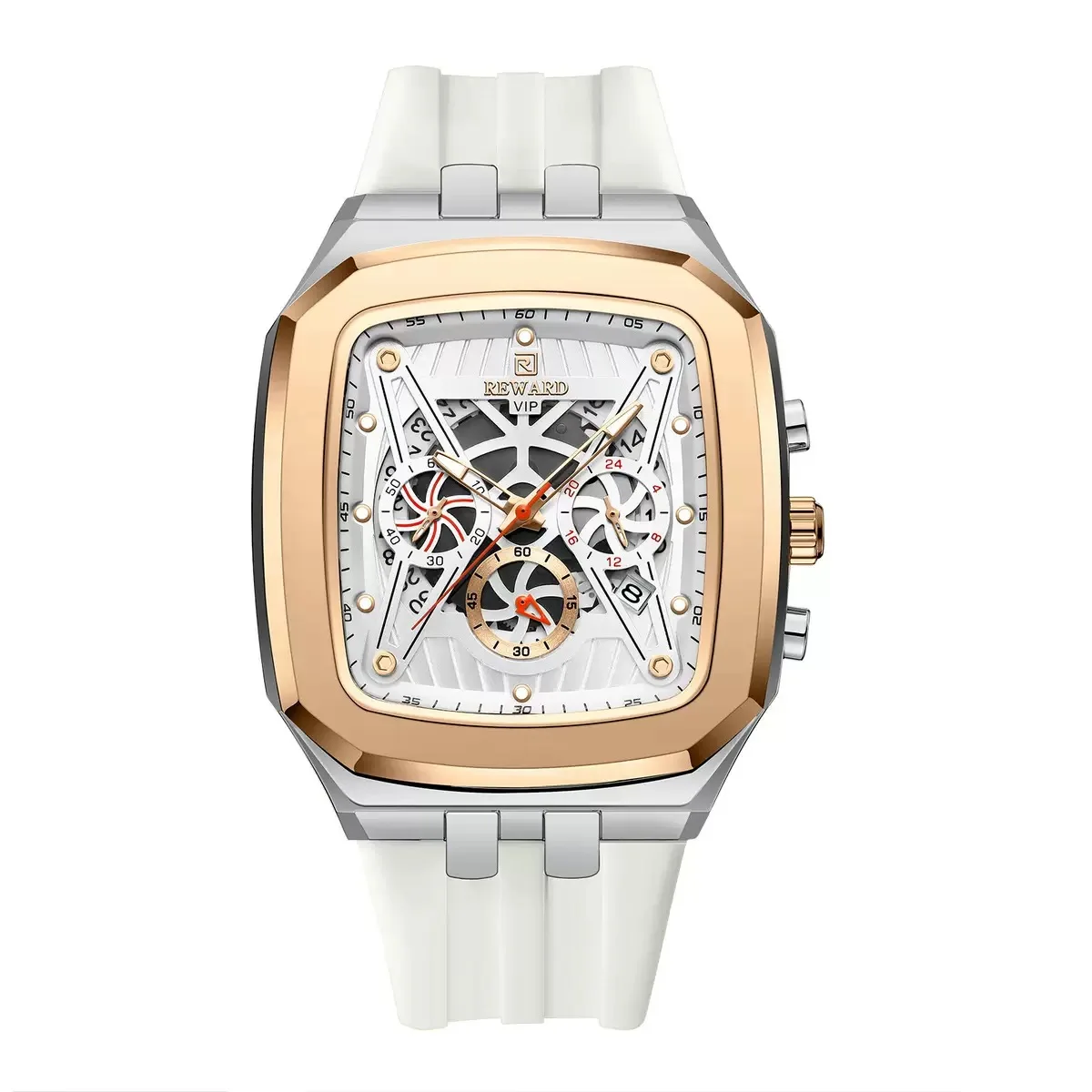 Fashionable Best-Selling Men's Quartz Watch in Barrel Shape Stylish Timepiece for Gentlemen