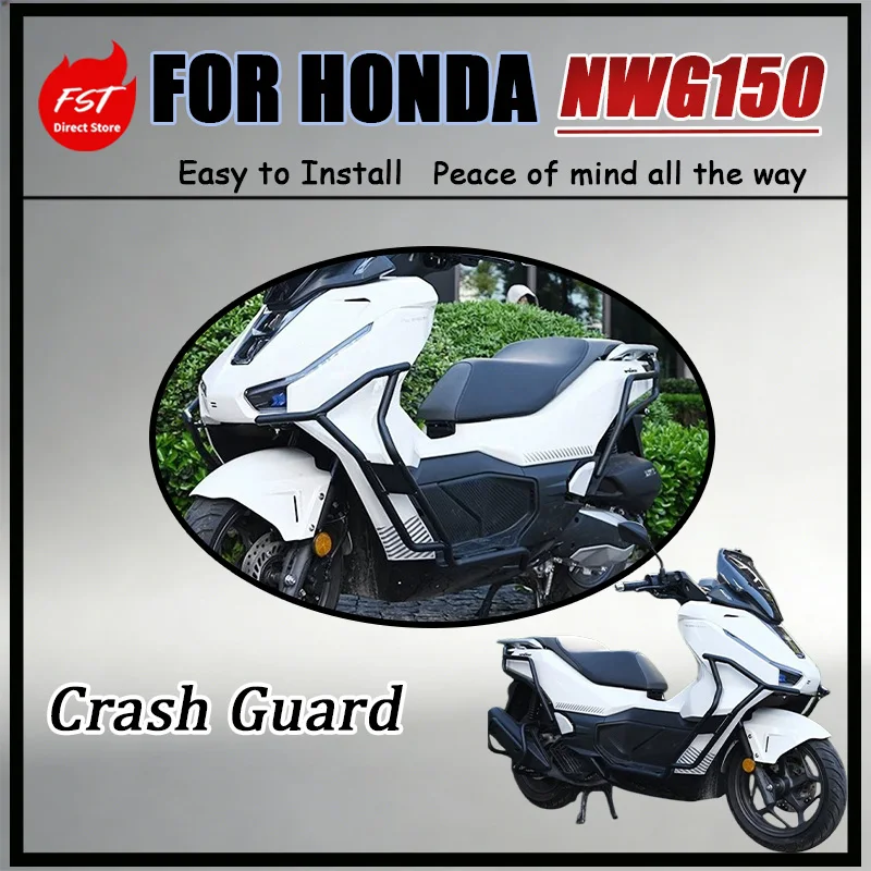 For Honda NWG150 Multifunctional Modification Kit with Front And Rear Bumpers to Reduce Shell Damage Risk during Tip-Overs