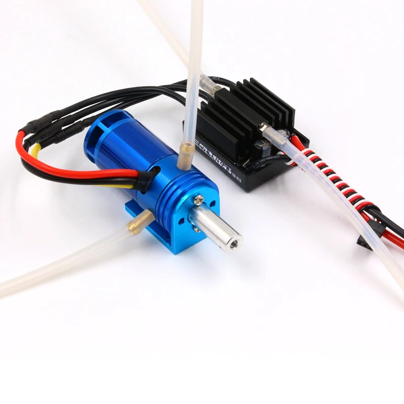 2-3S motor remote control ship model 2862-2800KV high-speed brushless motor 60A waterproof two-way